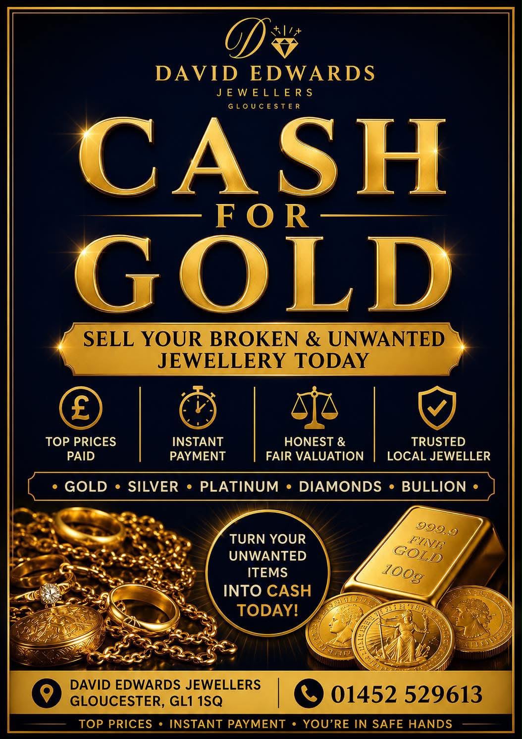 Turn Your Gold Into Cash